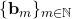 \{ \mathbf{b}_m \}_{m\in\mathbb{N}}